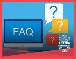 action online casinos frequently asked questions